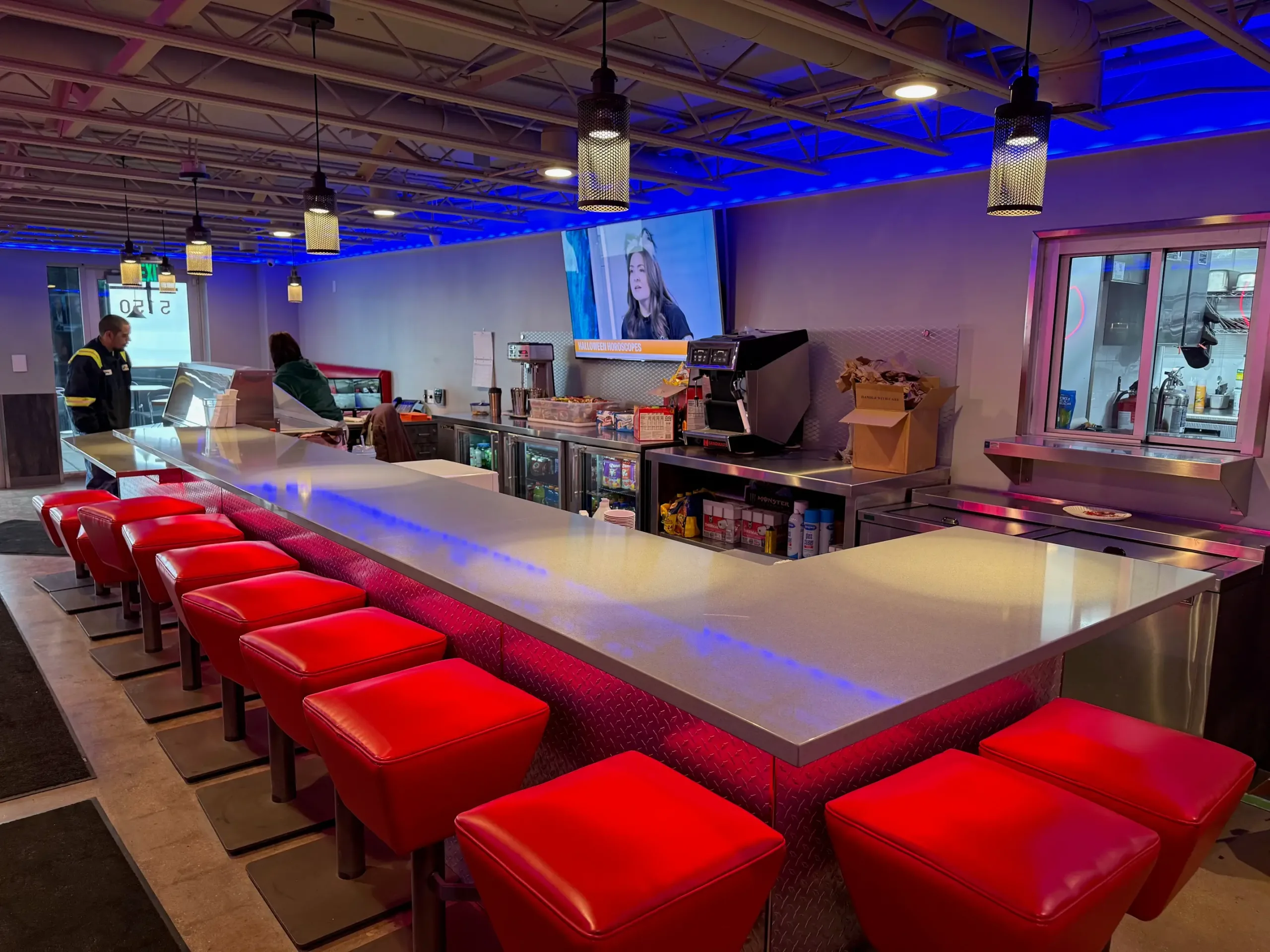 interior of the restaurant
